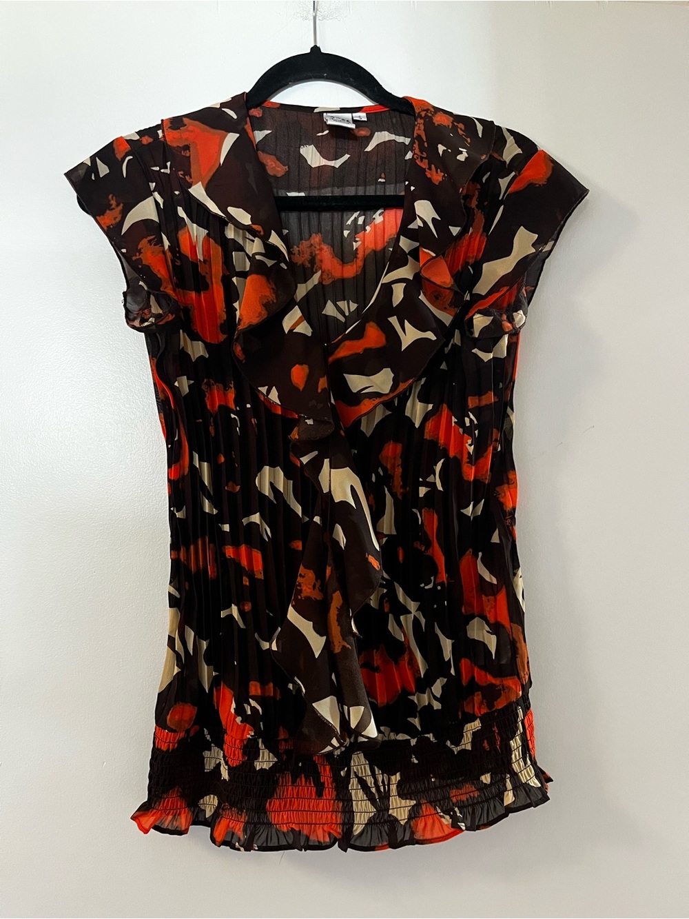 Sash | Y2K Pleated Blouse